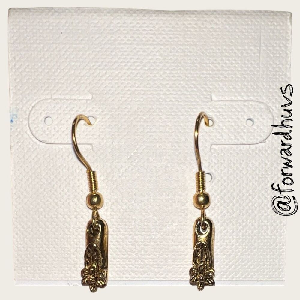 Bundle Sale 3 for $15 | Hand Crafted Gold-Tone Dangle Earrings – Ornate Drop Des